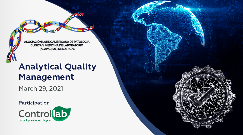 Analytical Quality Management will be the theme addressed by Controllab on the second day of ALAPAC/ML